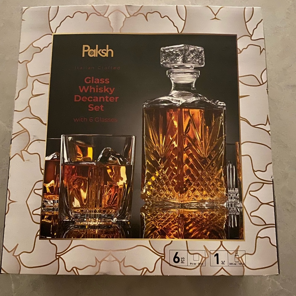 Whiskey decanter set